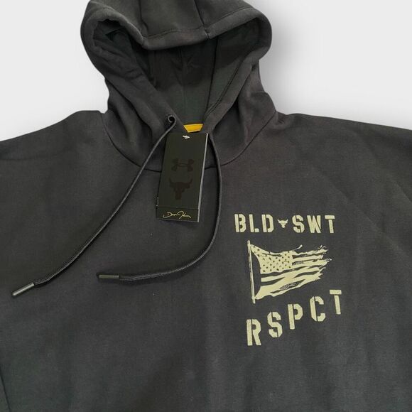 Under Armour Project Rock Veterans Day Hoodie Mens size X-Large1386921-016 (a) - Picture 4 of 8